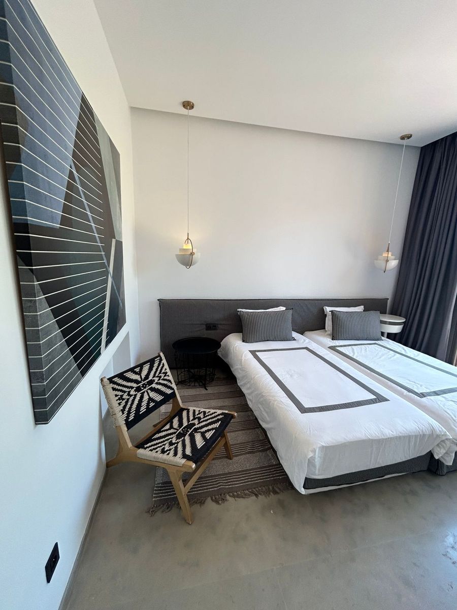 Chambre lits jumeaux